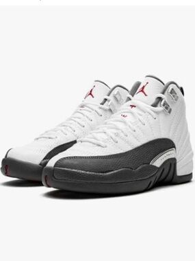 Nike Air Jordan 12 Retro White/Grey 7Y
